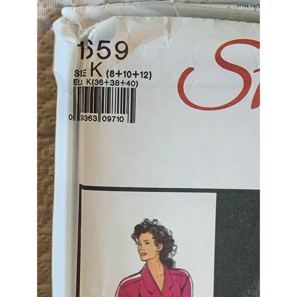 Style Misses Jacket Skirt Sewing Pattern sz 8-12 1659 - uncut - Picture 3 of 10